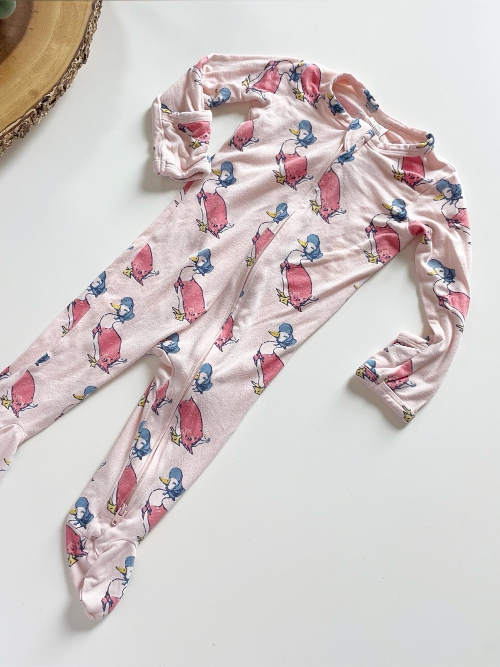 Kate Quinn Bamboo Mother Goose Footie Pajama | 3-6m